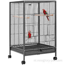 30 inch hoogte vogelkooi met rollende stand